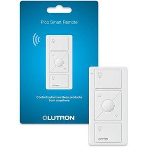 Smart Remote Control for Caseta Smart Dimmer Switch|PJ2-3BRL-WH-L01R